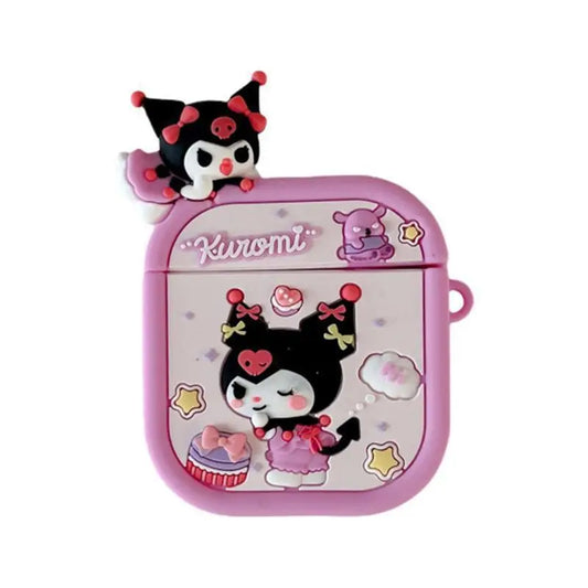 Cute Cartoon Earphone Cases for Airpods 4 2 3 Silicone Charging Headphone Cases for Airpods Pro 2 Protective Cover